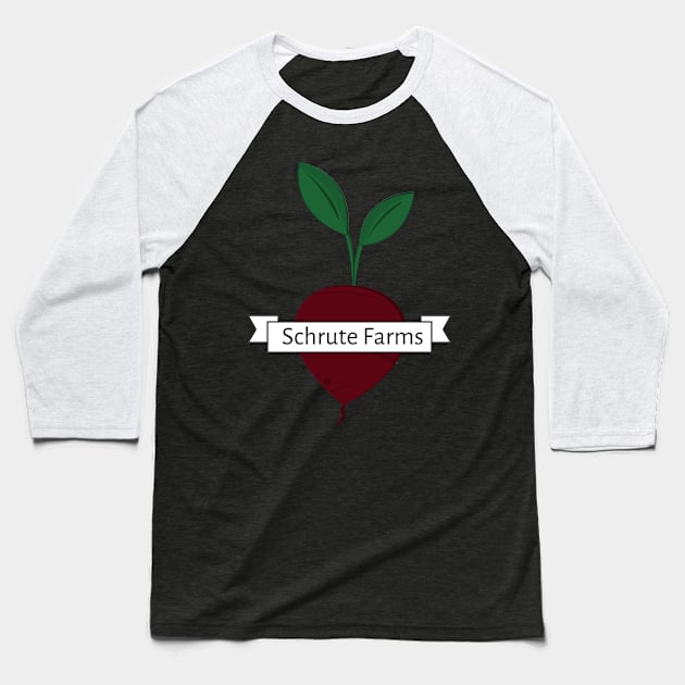 schrute farms logo Baseball T-Shirt by Lindseysdesigns